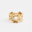 Bague en acier tendance - Taille standard