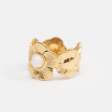 Bague en acier tendance - Taille standard