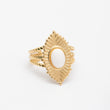 Bague en acier tendance - Taille standard