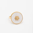 Bague en acier tendance - Taille standard
