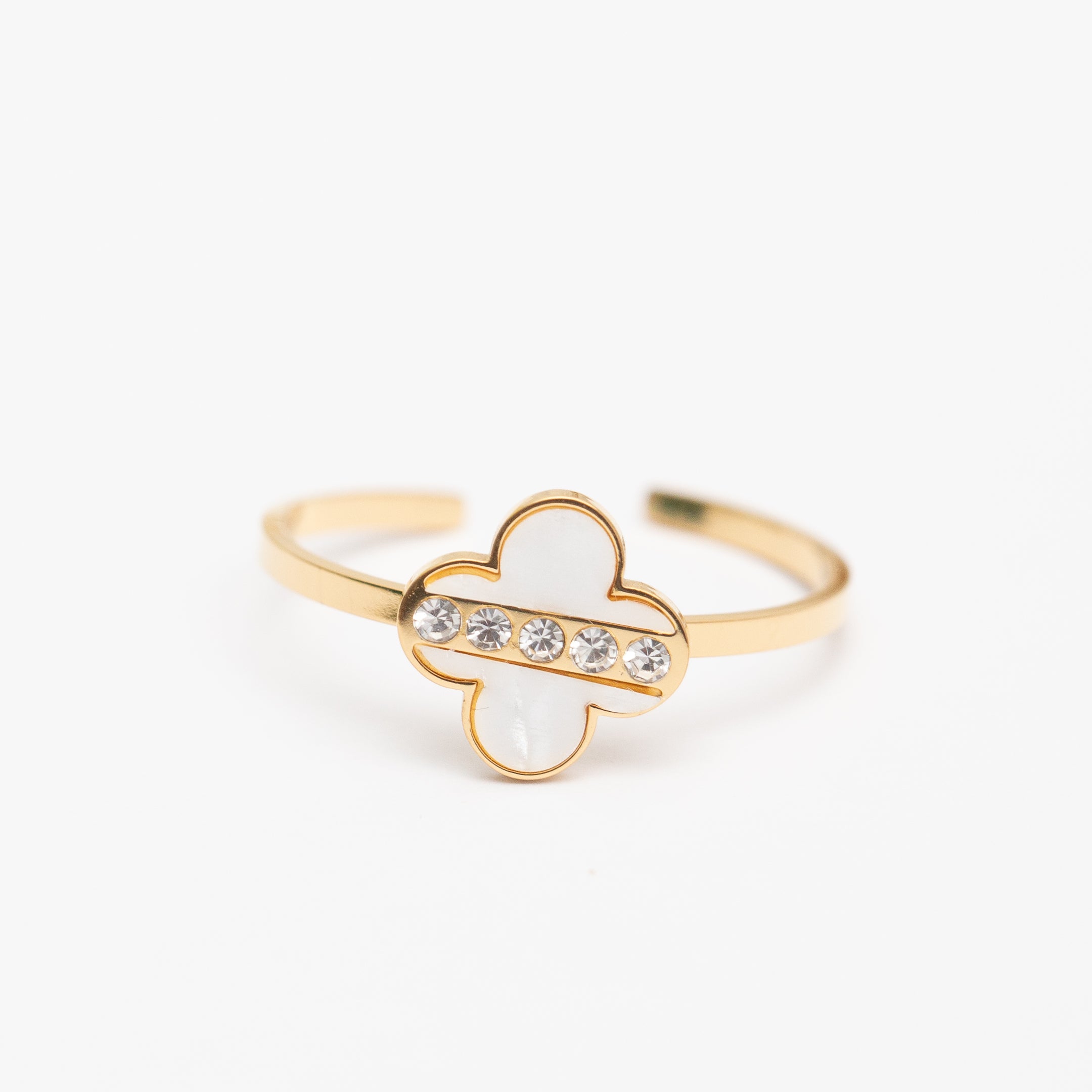 Bague en acier tendance - Taille standard