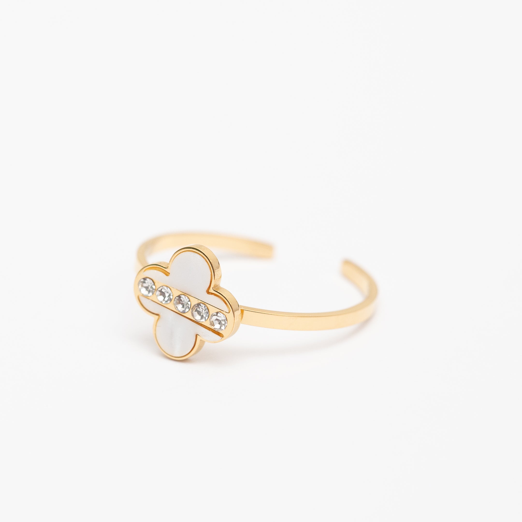 Bague en acier tendance - Taille standard