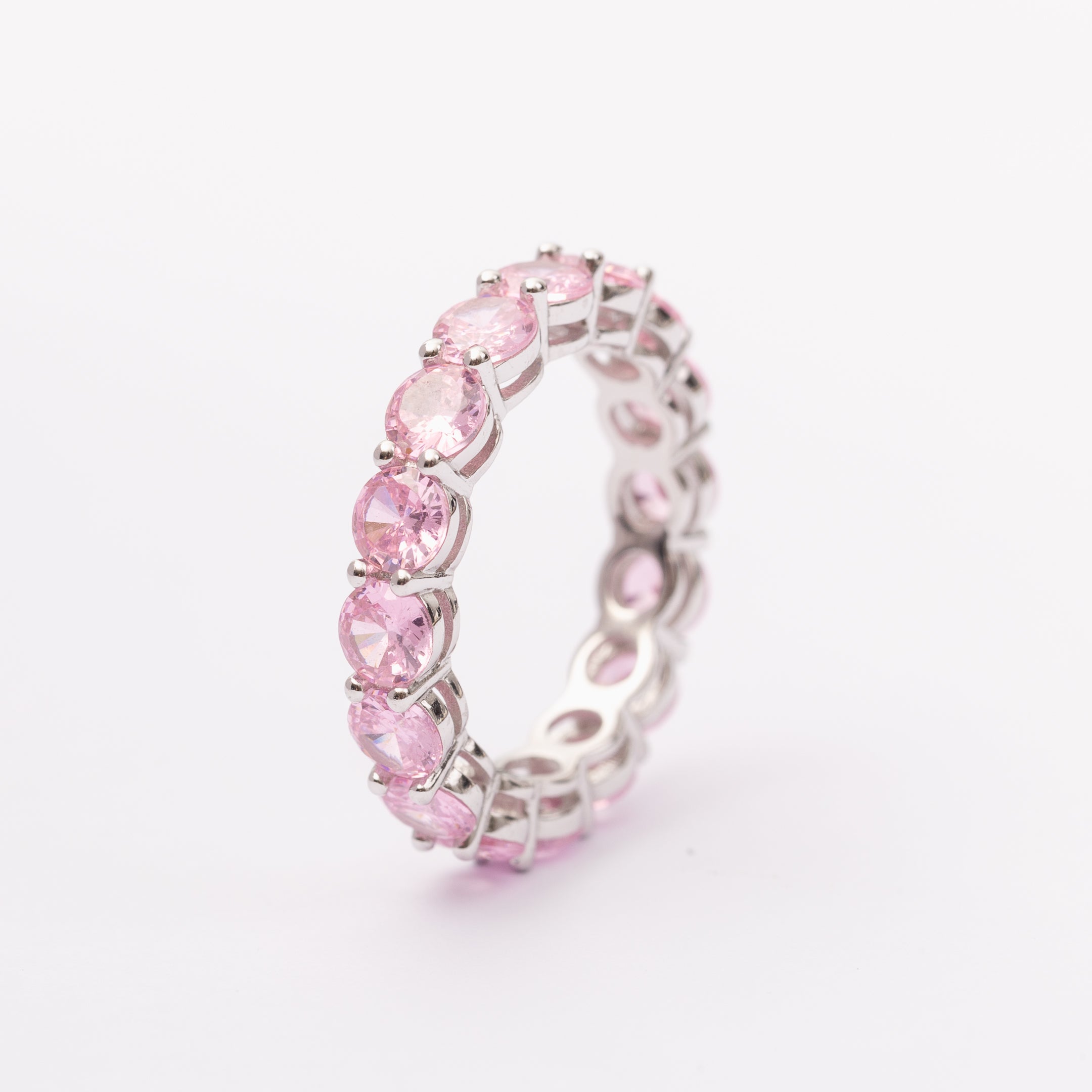 Bague Rosabella en argent rhodiée garantie