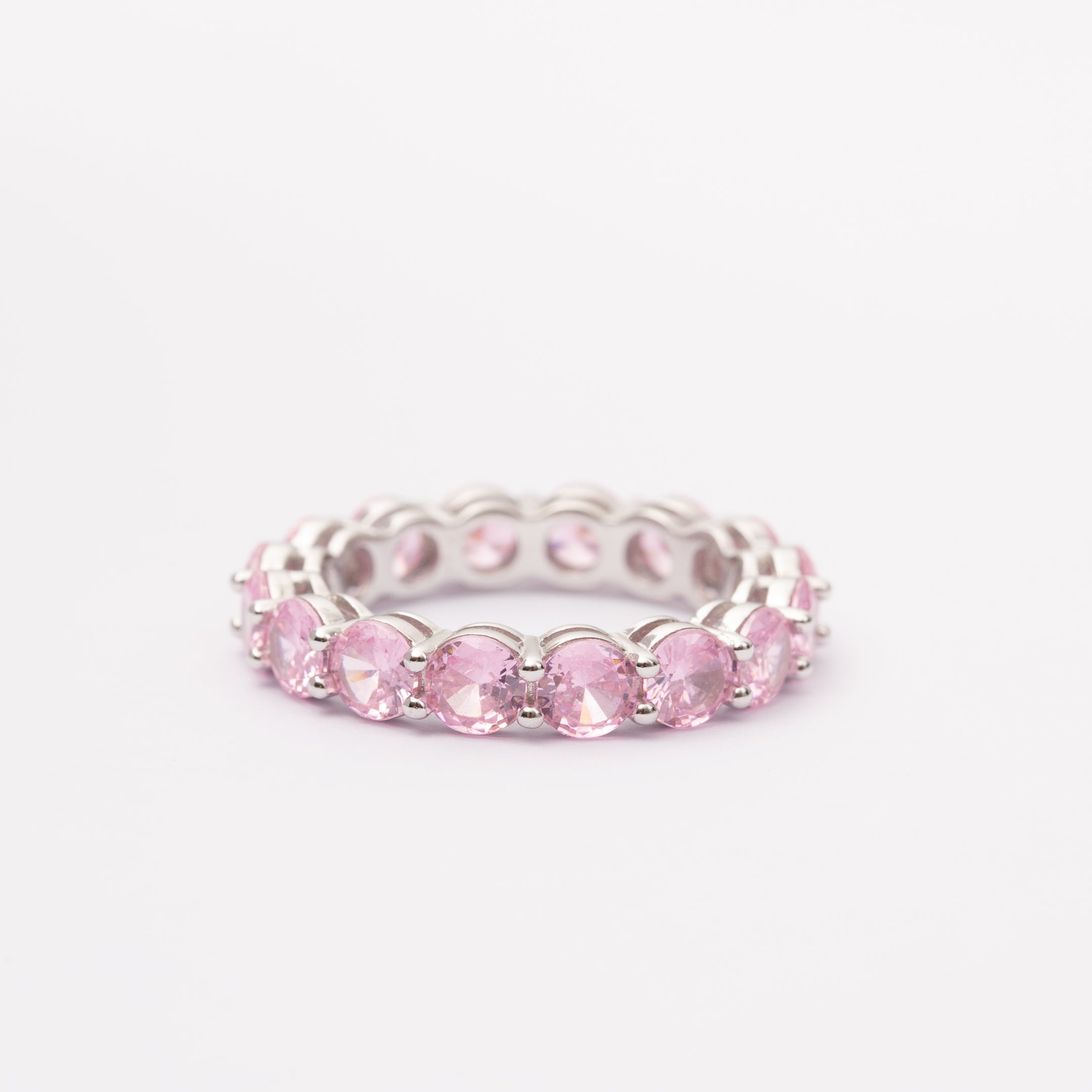 Bague Rosabella en argent rhodiée garantie