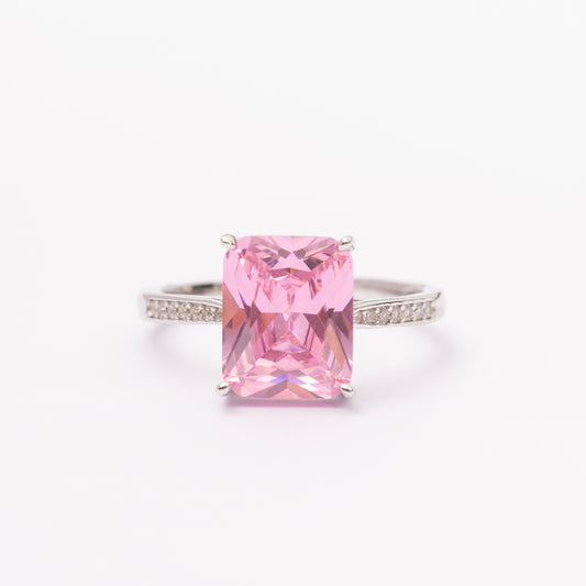 Bague Rosea en argent rhodiée garantie