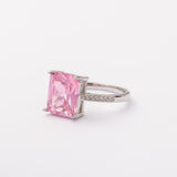 Bague Rosea en argent rhodiée garantie