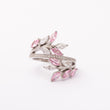 Bague Rosalie en argent rhodiée garantie