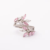 Bague Rosalie en argent rhodiée garantie