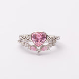 Bague Rosa en argent rhodiée garantie
