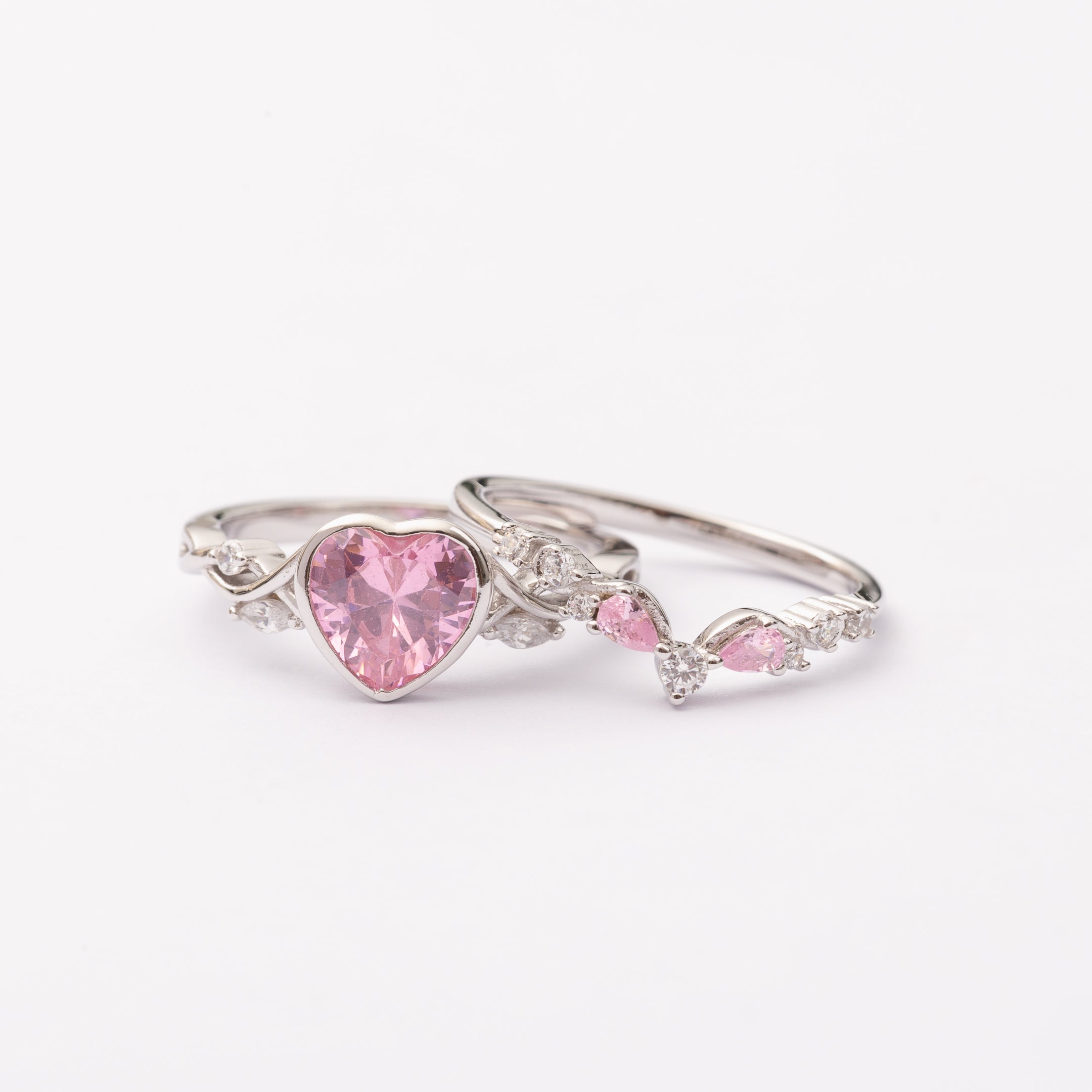 Bague Rosa en argent rhodiée garantie