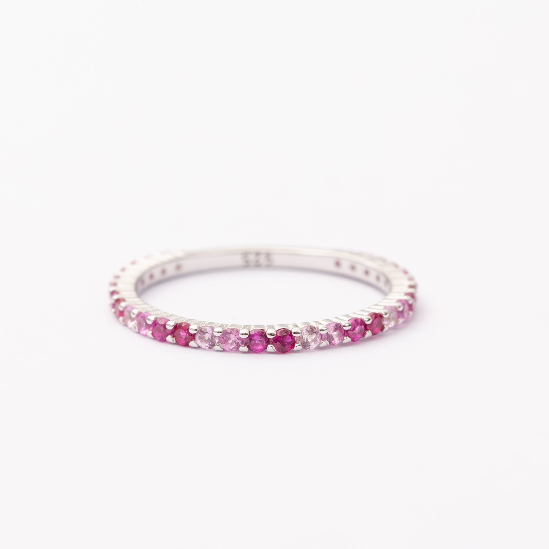 Bague Symphony en argent rhodiée garantie