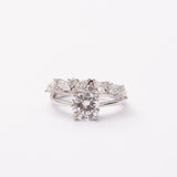 Bague Lunaire en argent rhodiée garantie