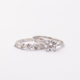 Bague Lunaire en argent rhodiée garantie