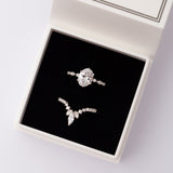 Bague Impératrice en argent rhodiée garantie