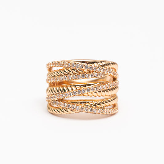 Bague en plaqué or xuping XP