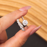 Bague Lunaire en argent rhodiée garantie