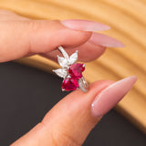 Bague Amorina en argent rhodiée garantie