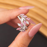 Bague Rosalie en argent rhodiée garantie