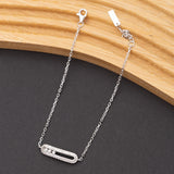 Gourmette en argent rhodié garantie