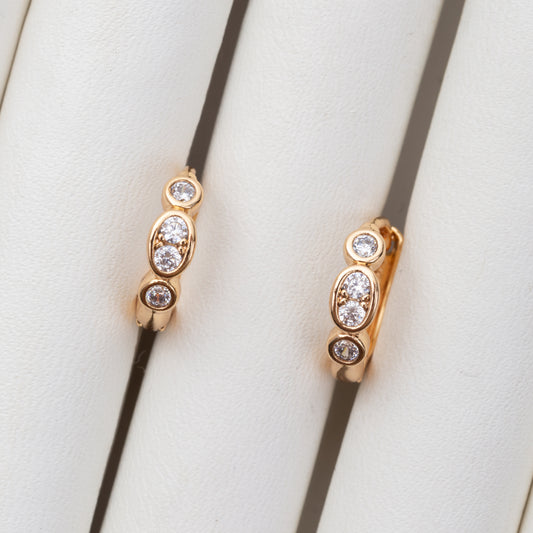 Boucles d'oreilles en plaqué or xuping xp