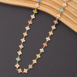Collier Clover Bloom en acier inoxydable garanti