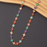 Collier Clover Bloom en acier inoxydable garanti