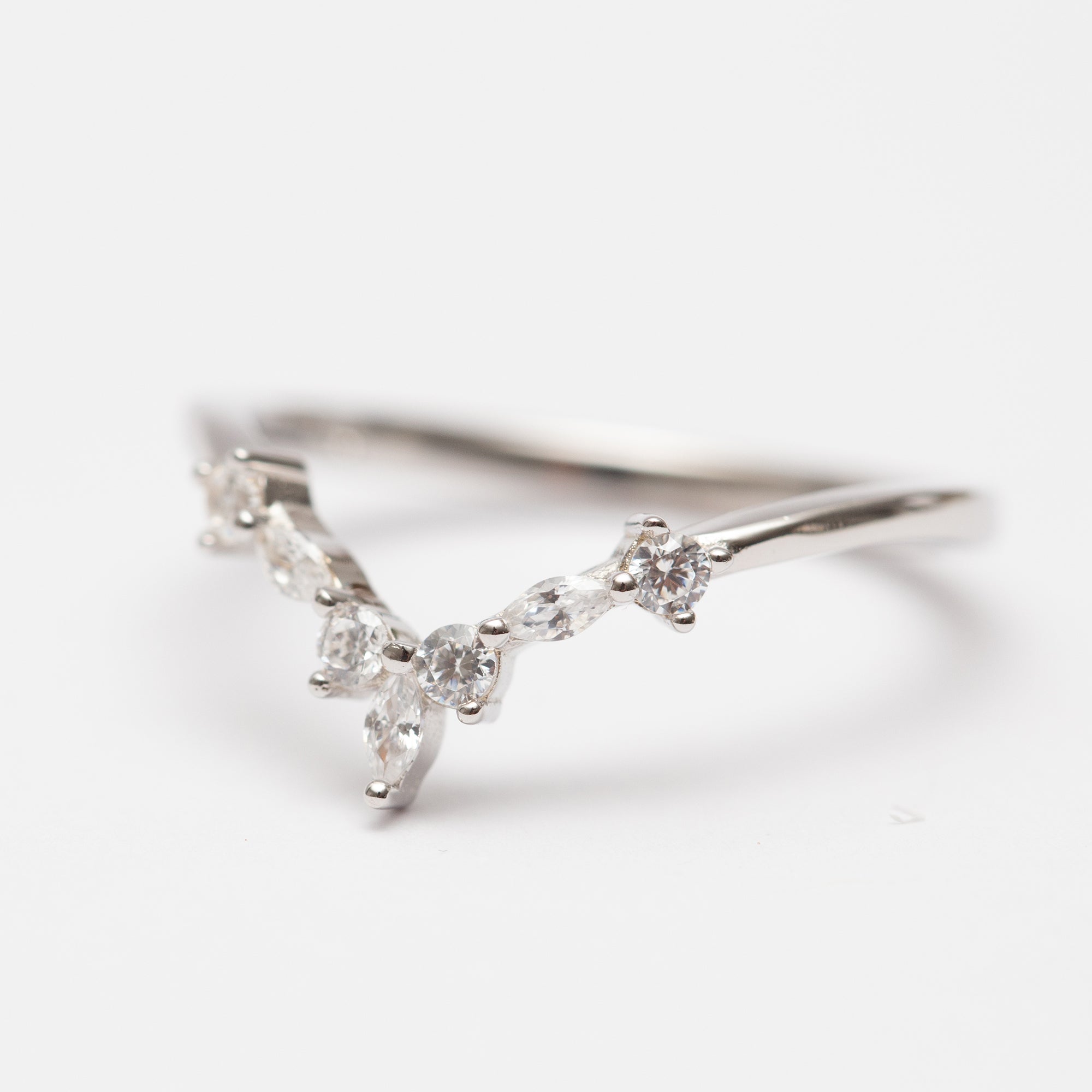 Bague Argent Rhodié tendance