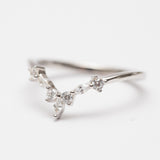 Bague Argent Rhodié tendance