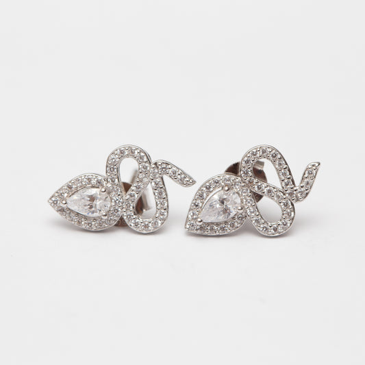 Boucles d'oreilles Argent Rhodié Tendance