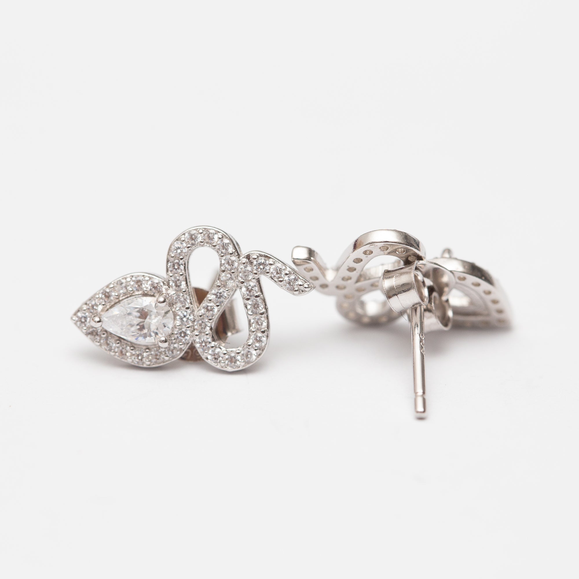 Boucles d'oreilles Argent Rhodié Tendance