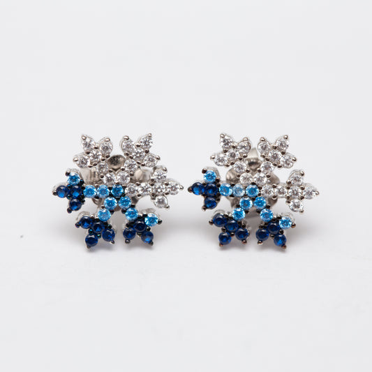 Boucles d'oreilles Argent Rhodié Tendance