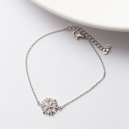 Gourmette Argent Rhodié Tendance