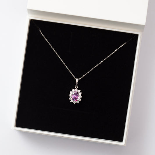Collier en plaqué or blanc xuping XP