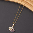Collier SWAN en acier - Couleur Dorée - En Promotion