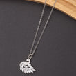 Collier SWAN en acier - Couleur Argentée - En Promotion