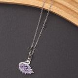 Collier SWAN en acier - Couleur Argentée - En Promotion