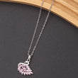Collier SWAN en acier - Couleur Argentée - En Promotion