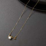 Collier Acier tendance doré