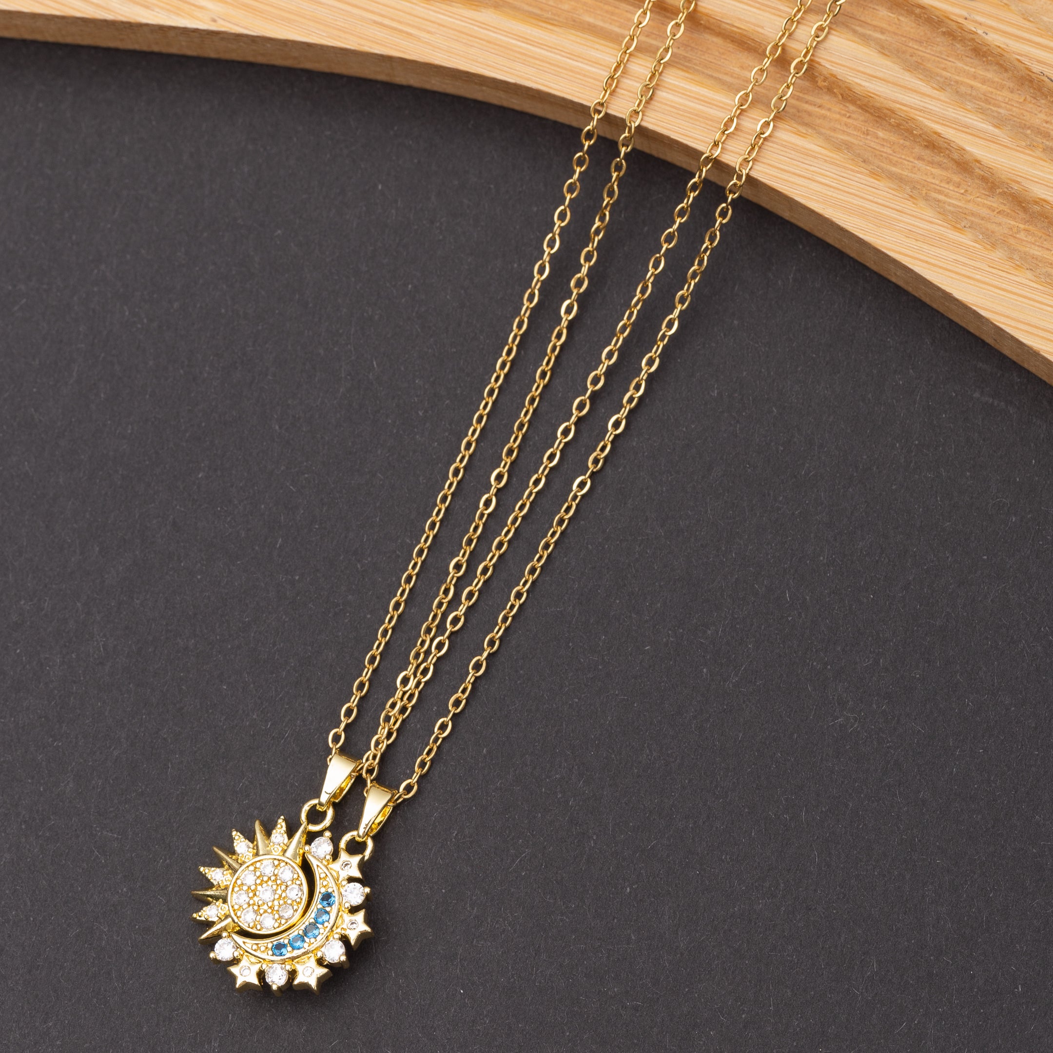 Collier Twin Chains en acier inoxydale garanti