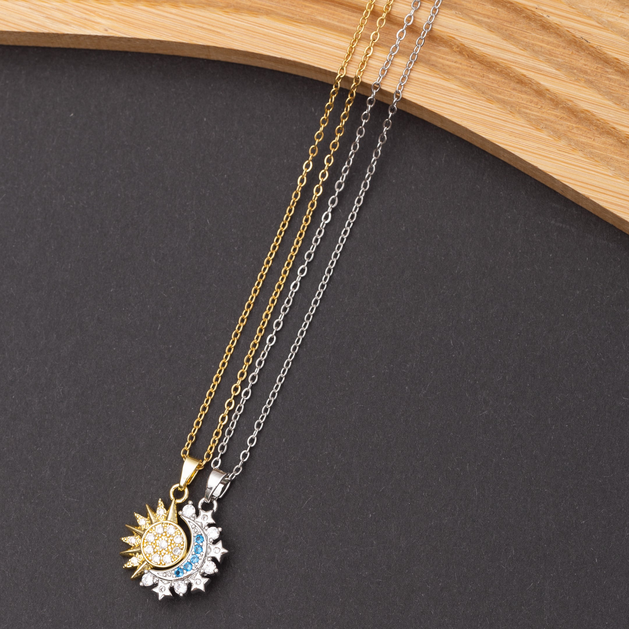 Collier Twin Chains en acier inoxydale garanti