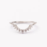 Bague en argent rhodié garantie