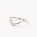 Bague en argent rhodié garantie