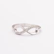 Bague en argent rhodié garantie