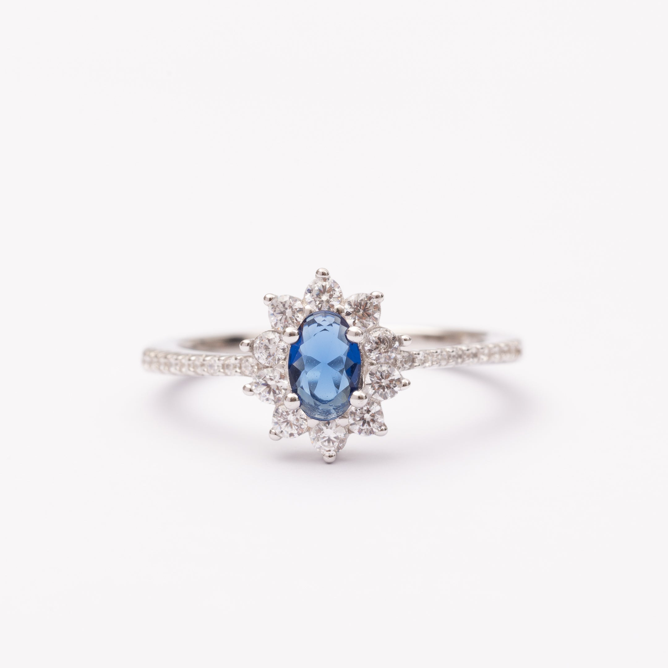 Bague en argent rhodié garantie
