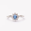 Bague en argent rhodié garantie