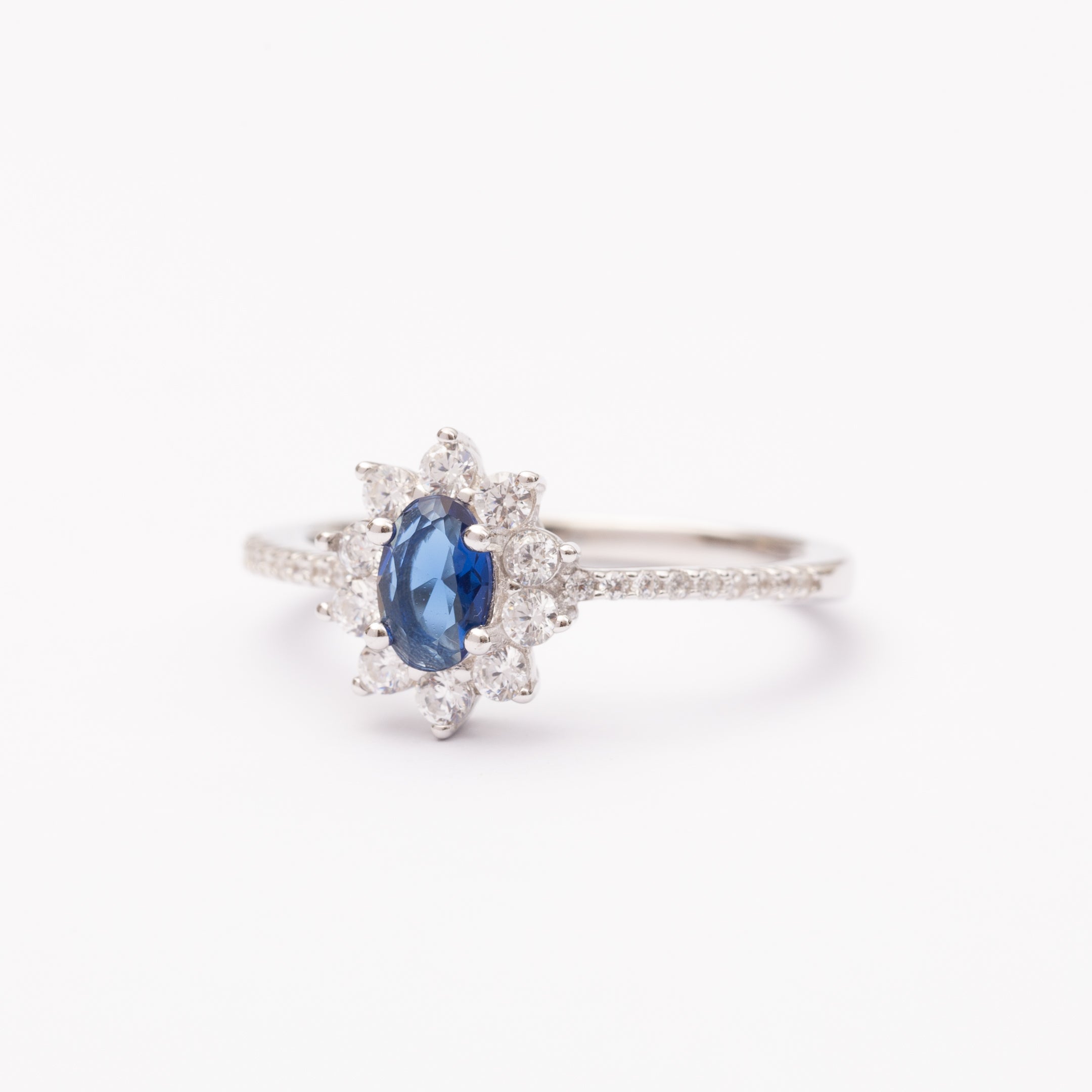 Bague en argent rhodié garantie