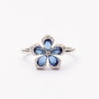 Bague en argent rhodié garantie
