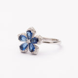 Bague en argent rhodié garantie