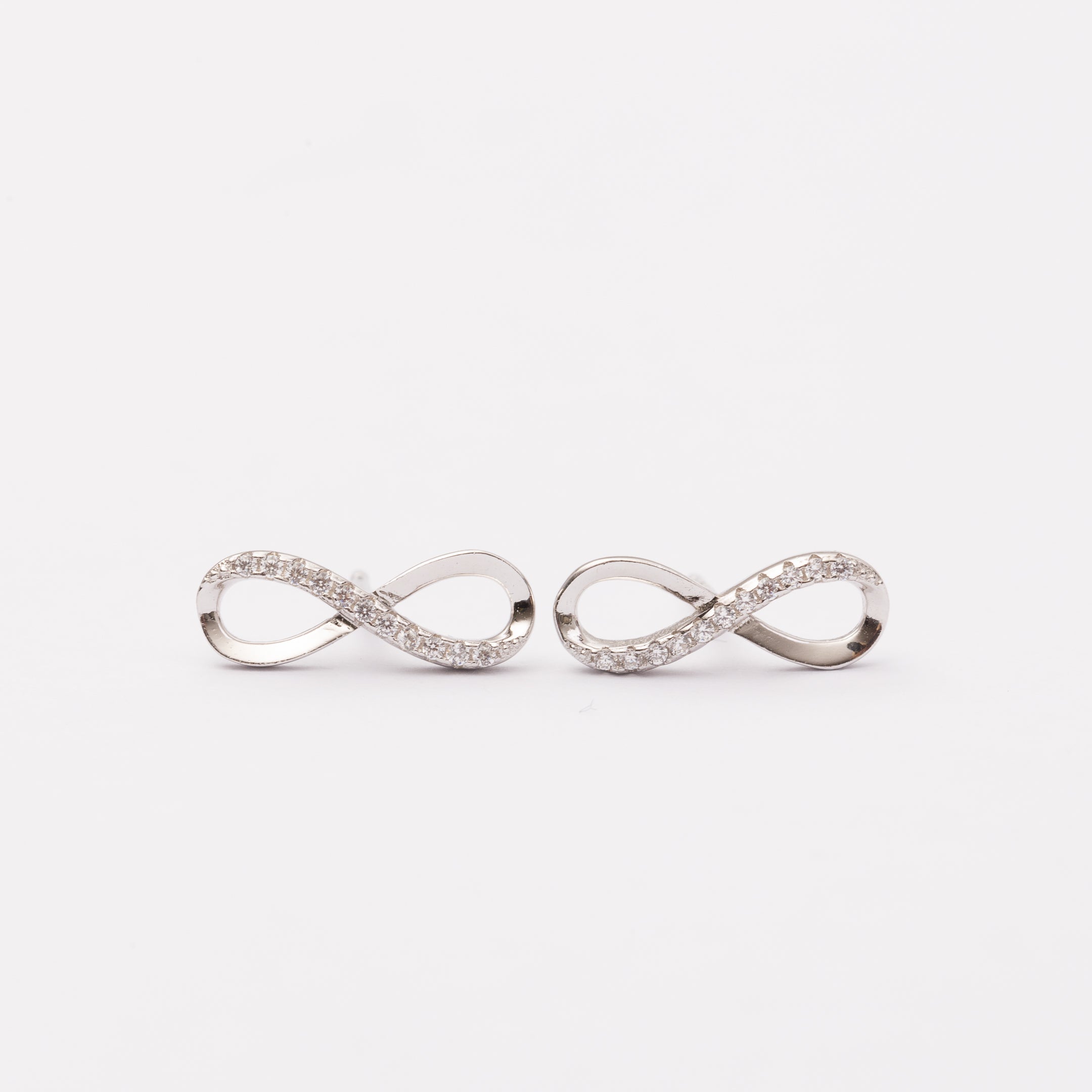 Boucles d'oreilles en argent rhodié garanties