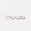 Boucles d'oreilles en argent rhodié garanties
